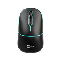 Lenovo Lecoo WS210 Bluetooth & 2.4G WiFi Kablosuz Şarjlı MOUSE SİYAH